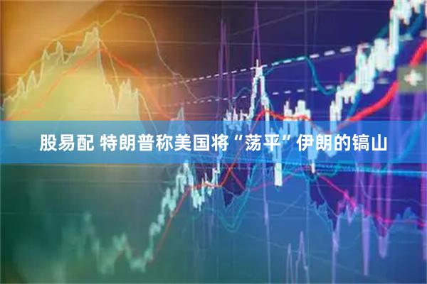 股易配 特朗普称美国将“荡平”伊朗的镐山